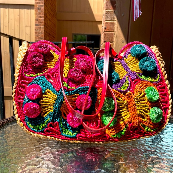 Hype Handbags - 🦋Summer Straw Bag by Hype 🦋